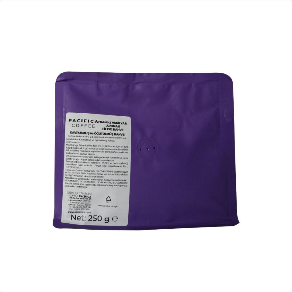 PACIFICA COFFEE AROMALI KAH.PŞT. 250 GR - FRENCH VANILLA
