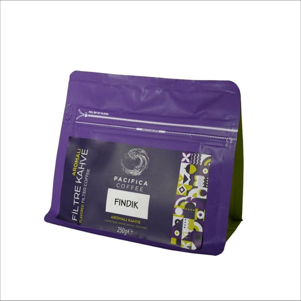PACIFICA COFFEE AROMALI KAHVE PŞT. 250 GR - HAZELNUT