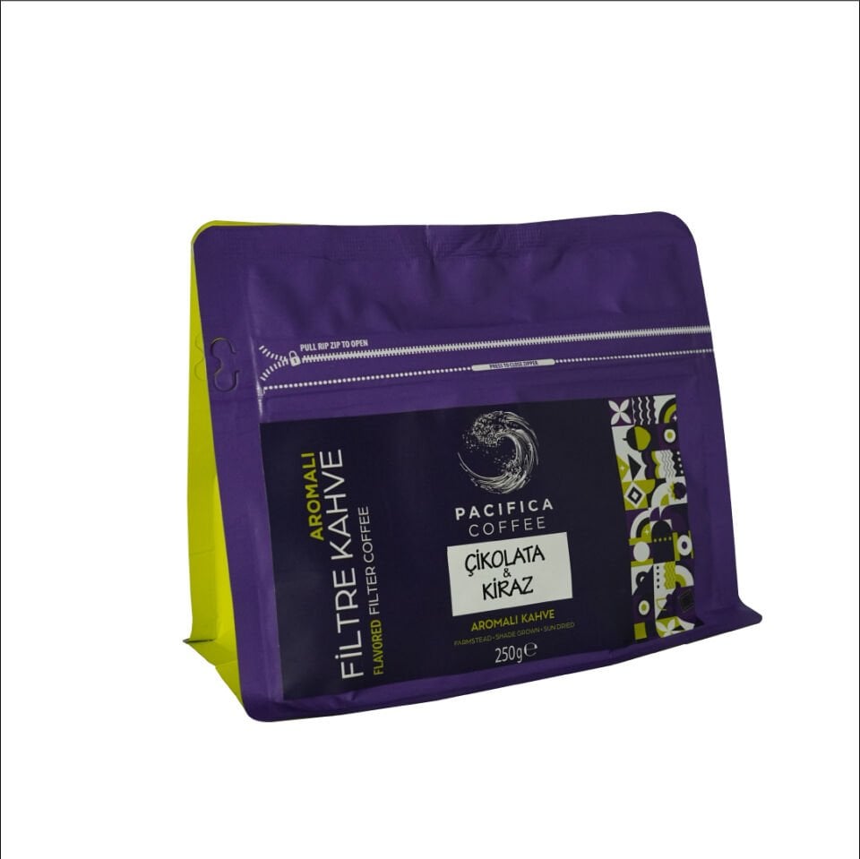 Pacifica Coffee Choco Cherry Aromalı Kahve (250 gr Poşet)