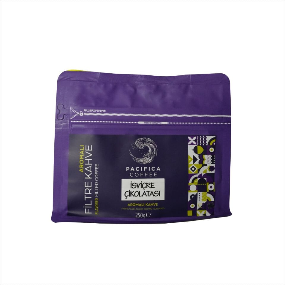PACIFICA COFFEE AROMALI KAHVE PŞT. 250 GR - SWISS CHOCOLATE