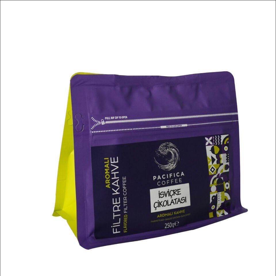 PACIFICA COFFEE AROMALI KAHVE PŞT. 250 GR - SWISS CHOCOLATE