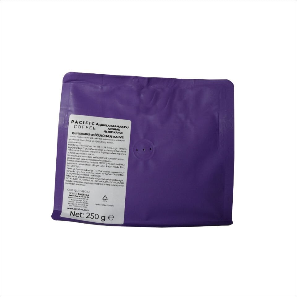 Pacifica Coffee Choco Rasperry Aromalı Kahve (250 gr Poşet)