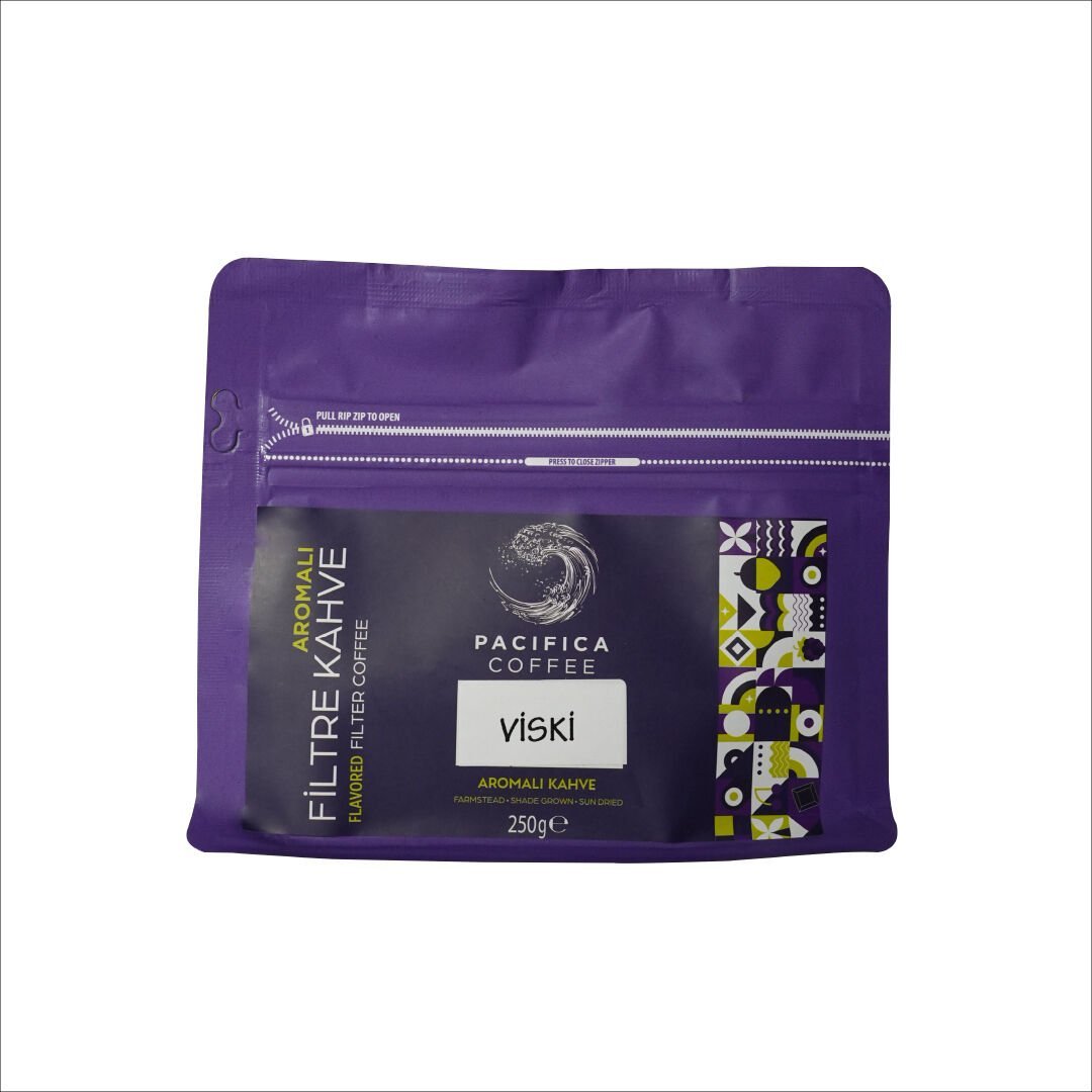 Pacifica Coffee Whiskey Aromalı Filtre Kahve (250 gr - Poşet)