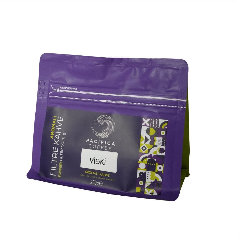 Pacifica Coffee Whiskey Aromalı Filtre Kahve (250 gr - Poşet)