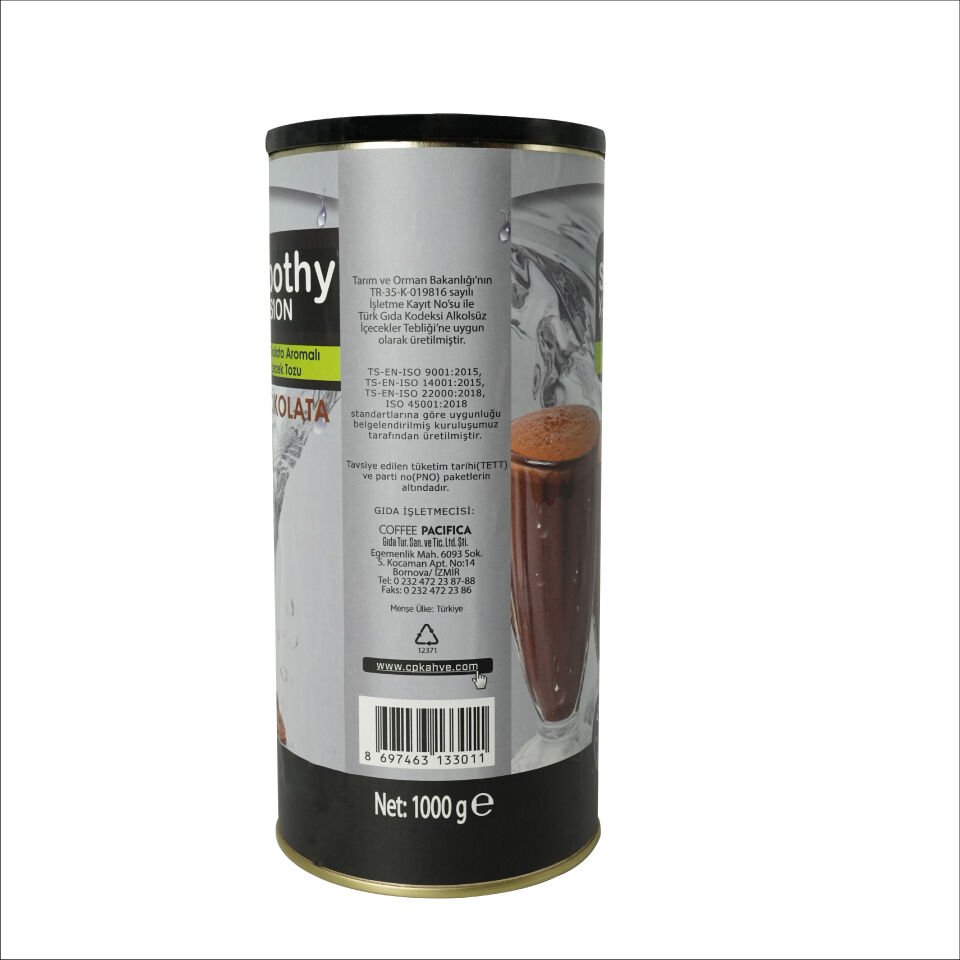 PACIFICA COFFEE SMOOTHIES ÇİKOLATA TNK. 1000 GR