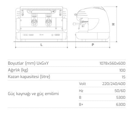 LA SPAZIALE ESP.MAKİNESİ S40 SUPREMA 3 GRP.