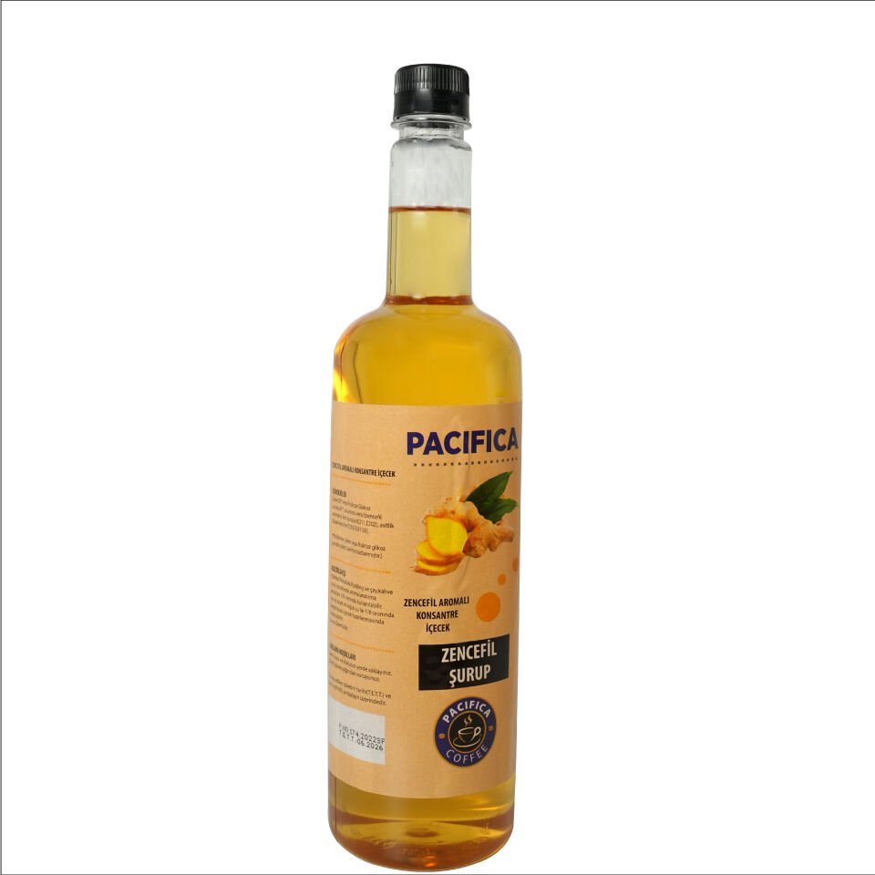 PACIFICA COFFEE ŞURUP ZENCEFİL 1 LT.
