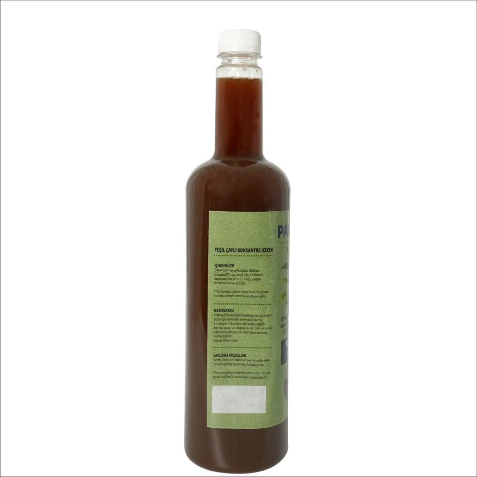 PACIFICA COFFEE ŞURUP YEŞİL ÇAY 1 LT.