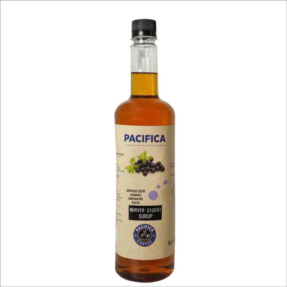 PACIFICA COFFEE ŞURUP MÜRVER ÇİÇEĞİ 1 LT
